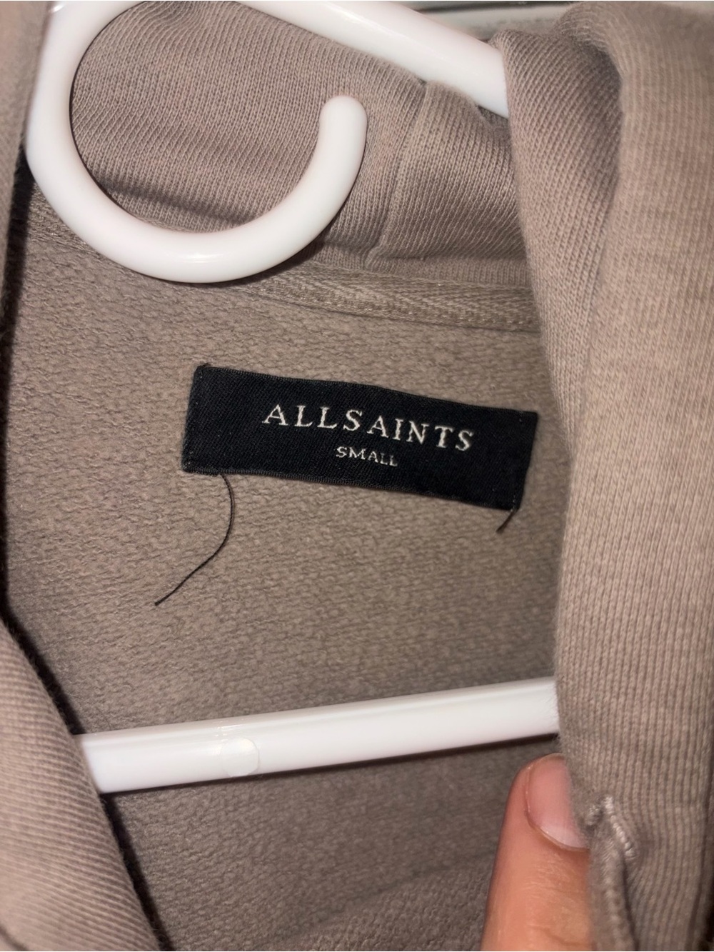 AllSaints  Hoodie with Black Front Panel - Picture 3 of 4